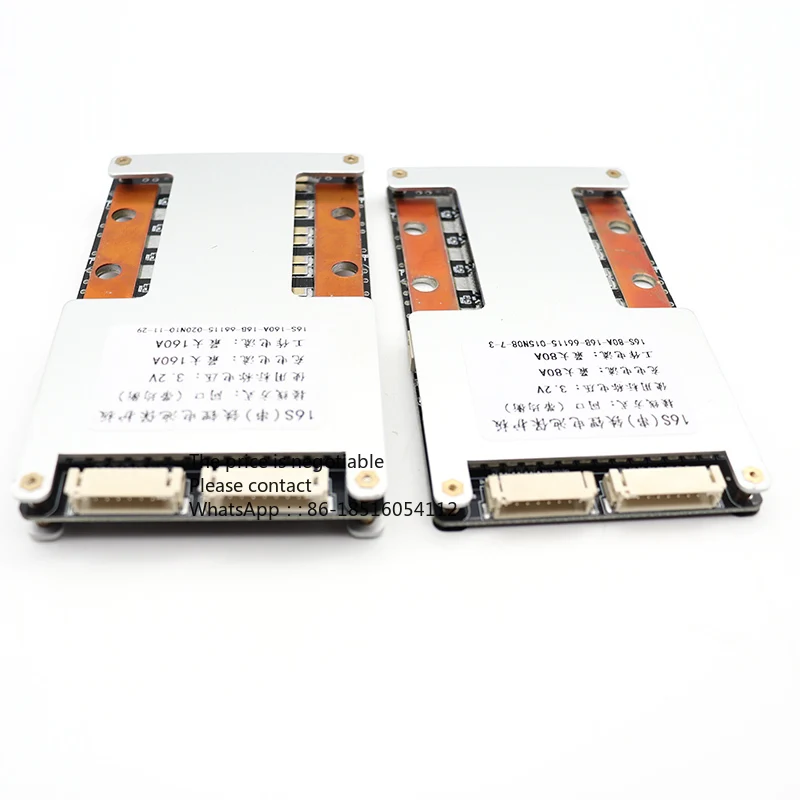 

12S 13S 14S 16S 48V 60V lithium battery protection board balance for electric vehicles Lifepo4 BMS 60A 80A 120A 160A