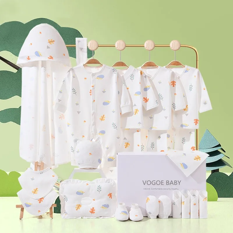 20/22/24 Pieces Newborn Clothes Set Baby Gift Pure Cotton Baby Suits 0-6 Months Kids Baby Girl Clothes Suit Unisex Without Box