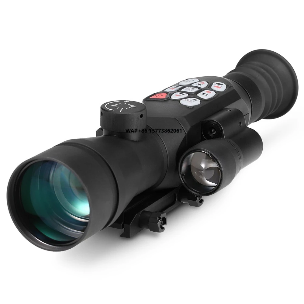 Night Vision Scope 1080P Digital 300 Yards IR Day and Night Rangefinder Night Vision Hunting Scope