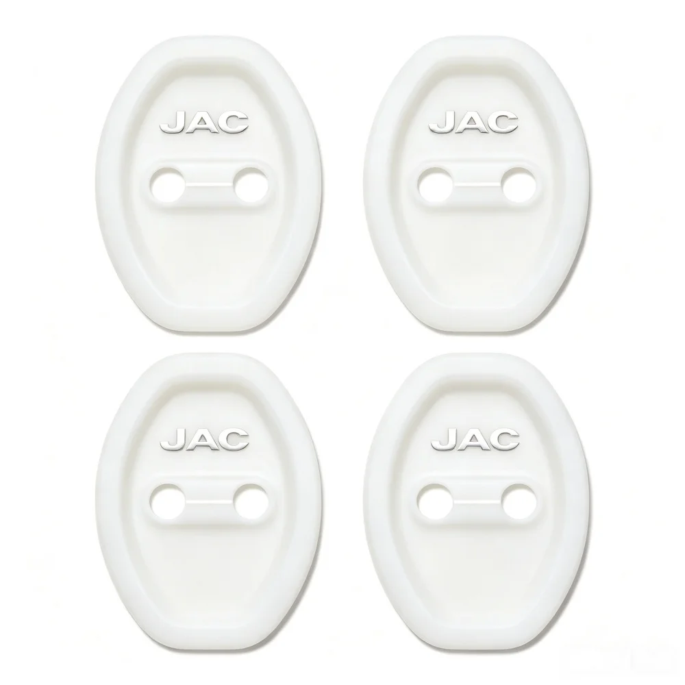 Car Door Striker Cover 4PCS Protective Noise Reduction Accessories for JAC JS5 JS7 Refine S2 S5 X8 T8 Pickup