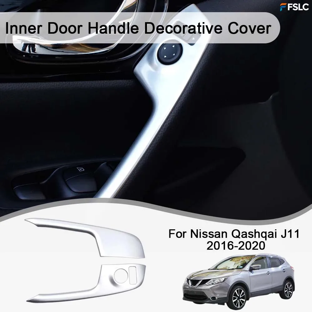Car Decoration Inner Door Handle Decorative Cover For Nissan Qashqai J11 2016-2020 Cars Accessories Styling Modify A Car