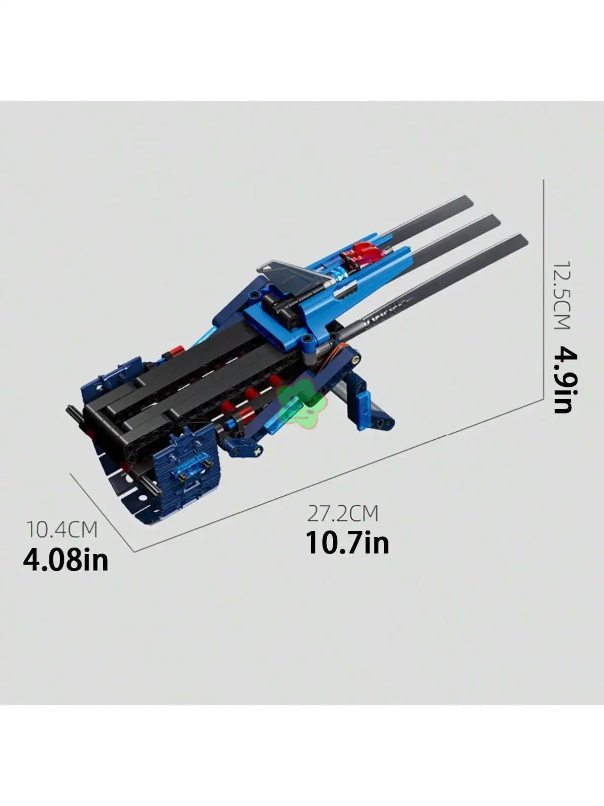 217 pcs Building Blocks Artificial Diamond Ice Wolf Claw Sharp Blade That Boy kid Assembly Brick Toy Thanksgiving/christmas Gift