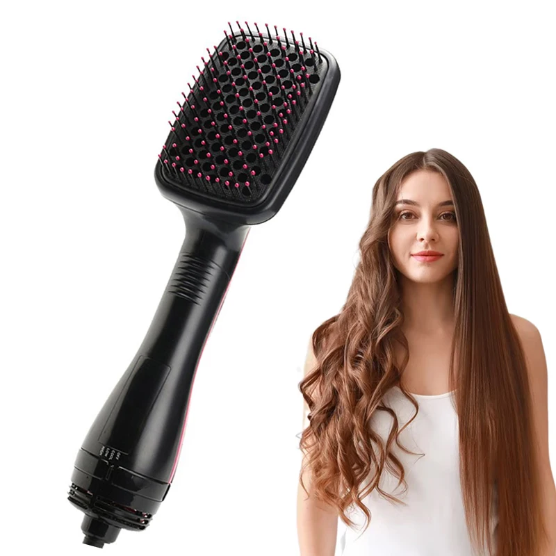 

Household Two-in-One Fully Automatic Square Comb Hair Dryer Styling Wet/Dry Dual-Use Straight Curly Hair Hair Straightener