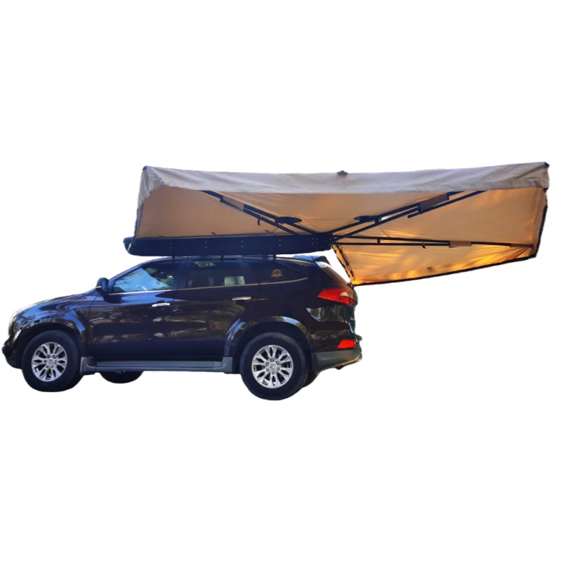 For RV 4x4 Car Side Awning 270 Grad Canvas Degree Awning Free Standing For Camping For RV