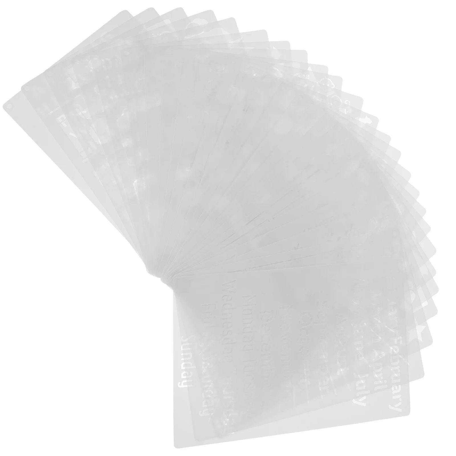 

24pcs Hand Account Templates Diy Hollow Stencils Durable Journaling Supplies For Diy Crafts Painting Wall Art Scrapbook Planner