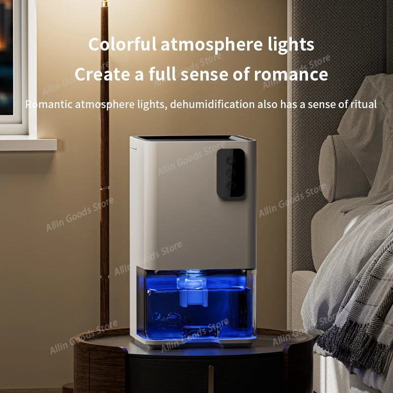 Portable Dehumidifier for Home Office and RV Eliminate Damp Mold and Moisture Easy To Use and Energy Efficient