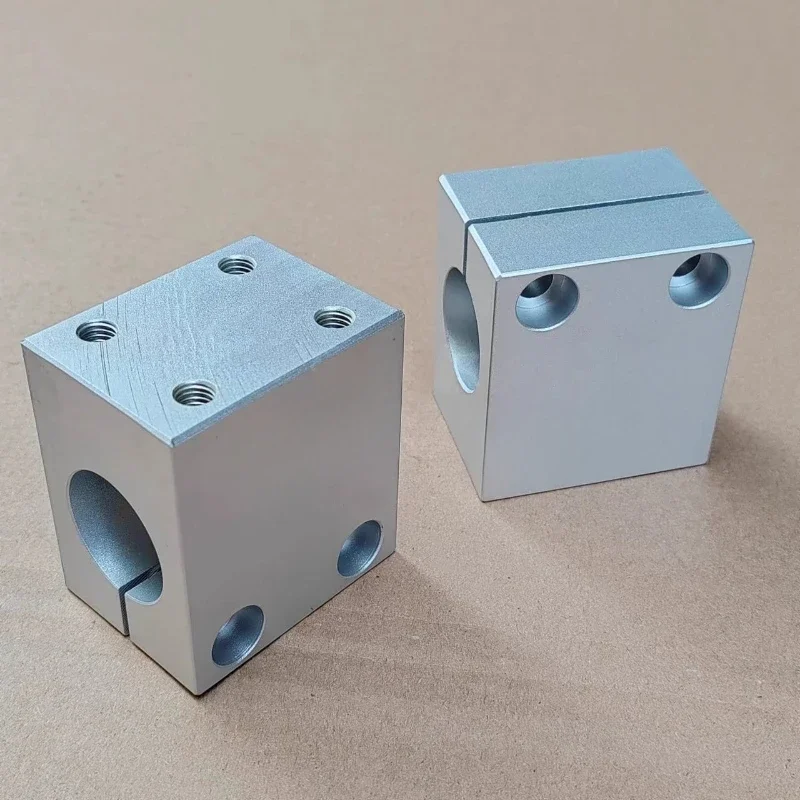 1PCS Base Bracket, Flange Type Compact Guide Shaft Support Optical Side Mount