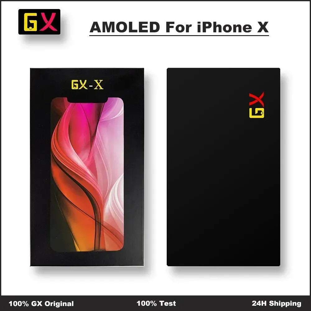 GX OLED LCD Display with Digitizer Assembly for iPhone All models Tested In-cell LCD Touch Screen Replacement Tools