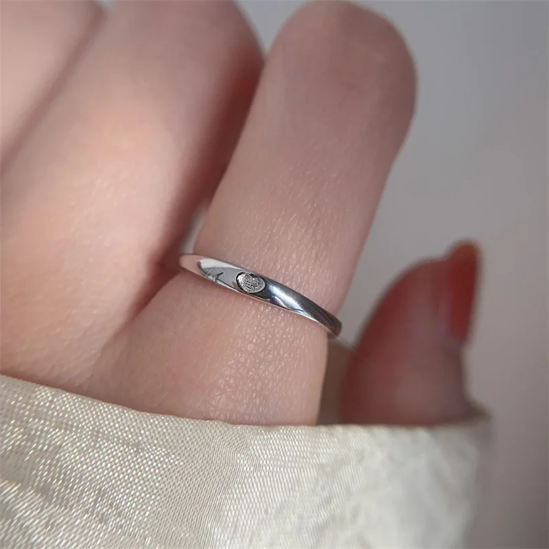 VENTFILLE-Bague en argent regardé 925 pour femme, nœud de fleur, amour, bijoux de niche, vente en gros, cadeau pour fille, livraison directe