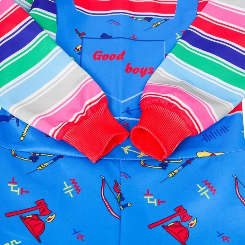 أزياء الهالوين للأطفال، أزياء عروس تشاكي للأطفال الأولاد والبنات، أزياء رعب مضحكة ومخيفة لحفلات أعياد الميلاد وعيد الميلاد