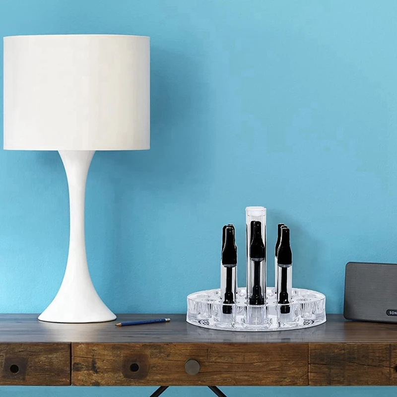 حامل بلاستيكي سميك ، حامل خرطوشة 2x ، حامل للحامل ، منظم مكتب ، حامل زخرفي متين