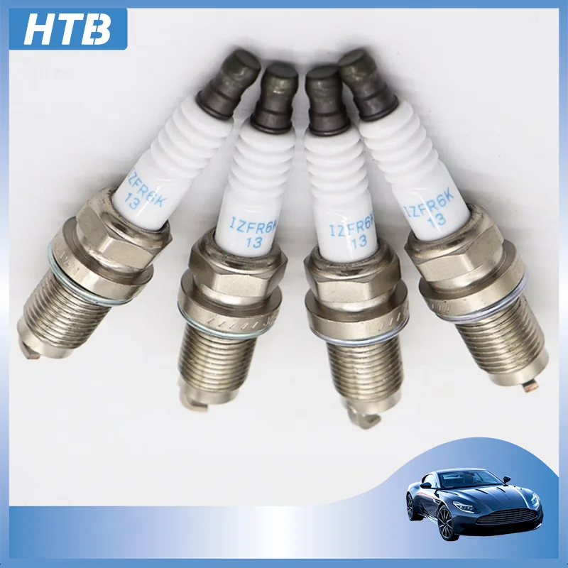 

4pcs IZFR6K13 6774 Platinum Spark Plug for Honda City Civic Accord Jazz Fit CR-V IZFR6K-13 high quality car ignition plug