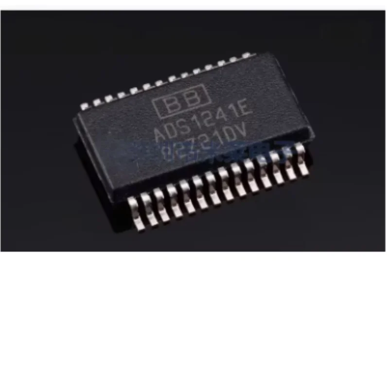 2PCS ADS1241E  24-Bit 8-Ch Delta-Sigma ADC PGA SSOP-28 Precision Data Acquisition Original New