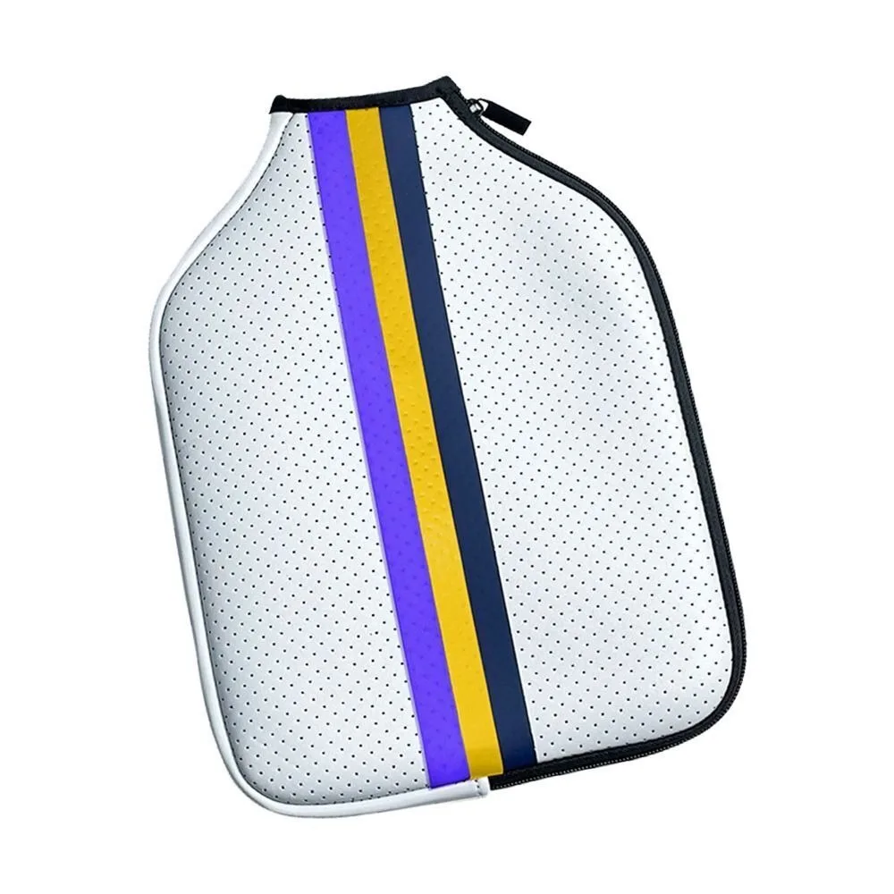 Zipper Closure Pickleball Paddle Cover Large Capacity Reversible Crossbody Pickleball Shoulder Bag Durable Strong