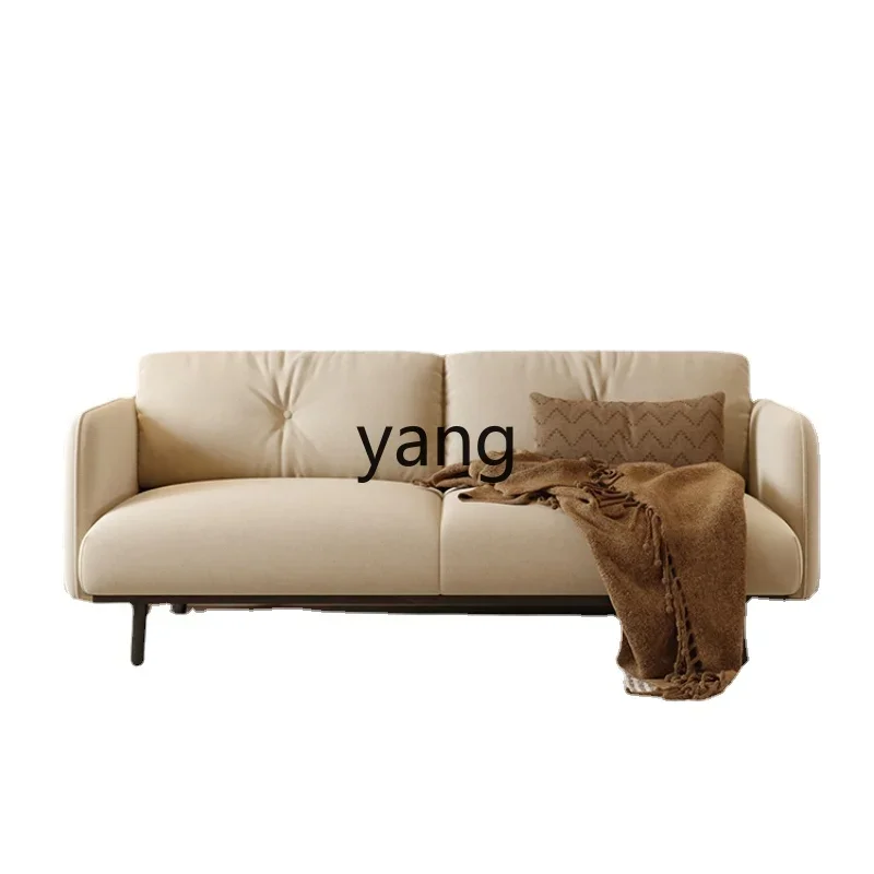 

Yjq Retro Sofa Small Apartment Living Room Simple Three-Seat Study and Bedroom Customizable