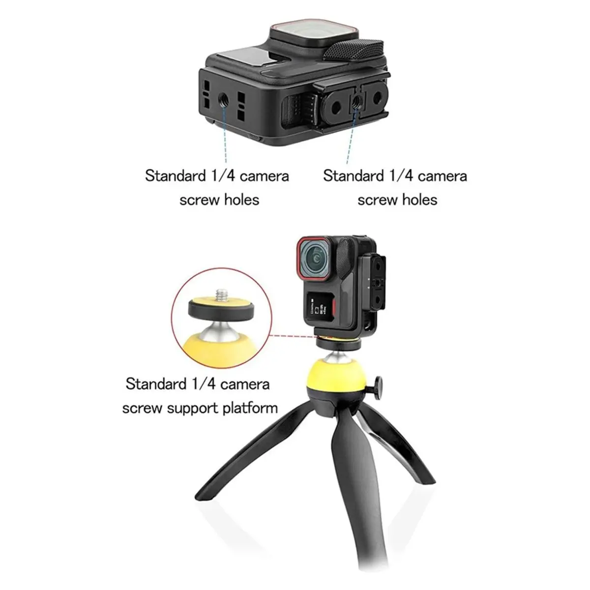 【MUST-HAVE LIST】 Bracket for Pro 2, Magnetic L-Shaped Quick Release Base Adapter for Horizontal and Vertical Stand