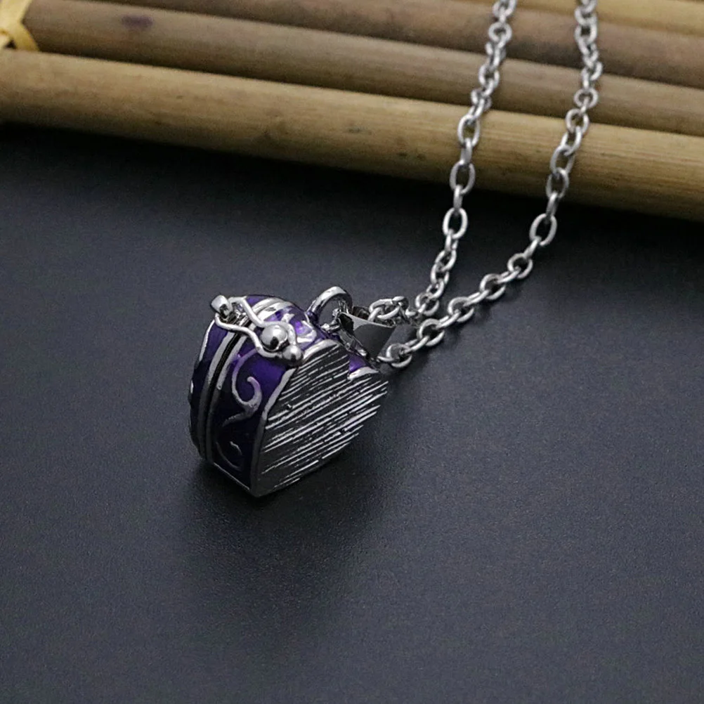 

Heart-Shaped Pendant Pet Ashes Storage Keepsake Urn Lightweight Cremation Jewelry Dog Cat Memorial Necklace Decorative