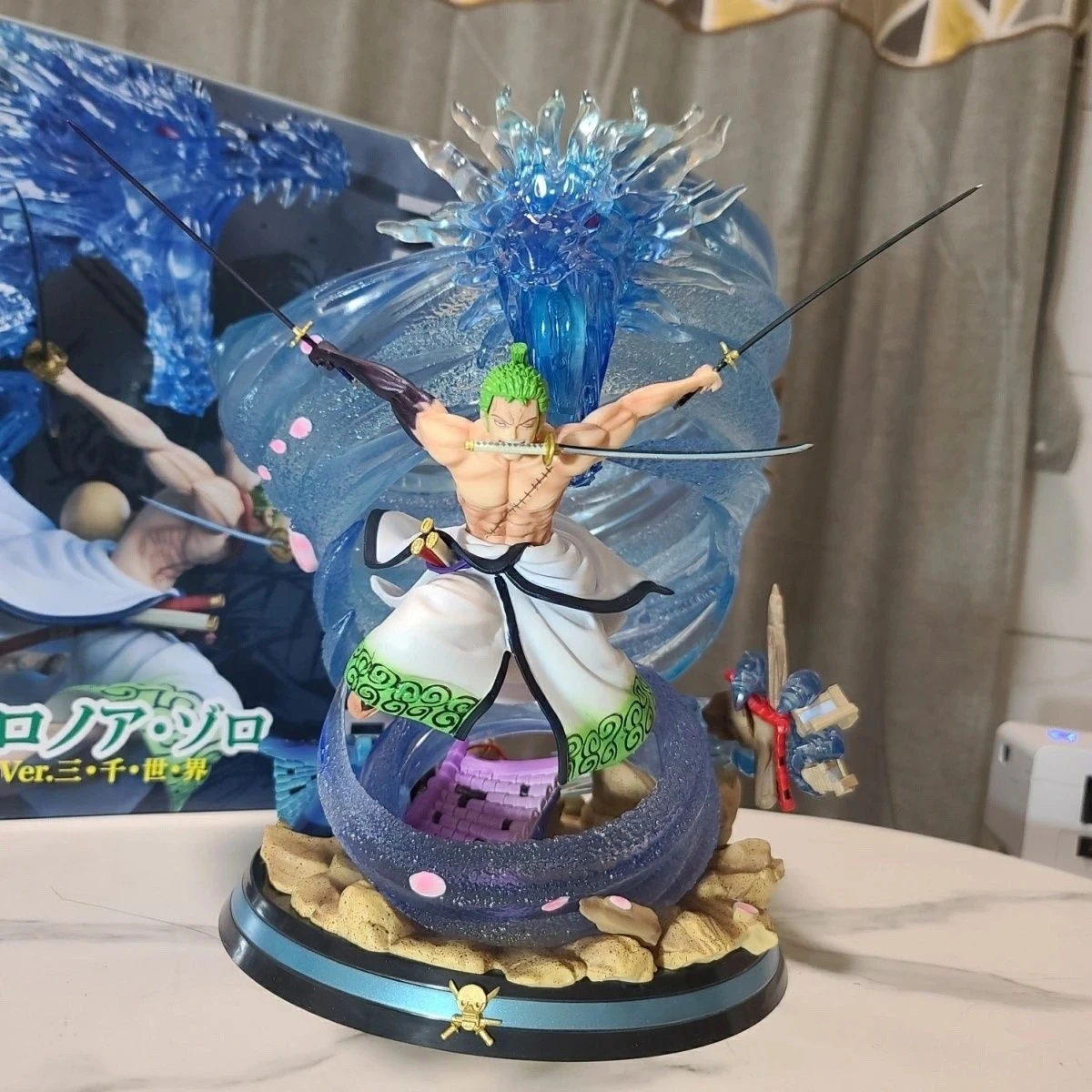Large Size Anime Model Figure  Dragon  Sazanami Three Thousand World Version Ornament Collectible Birthday Gift