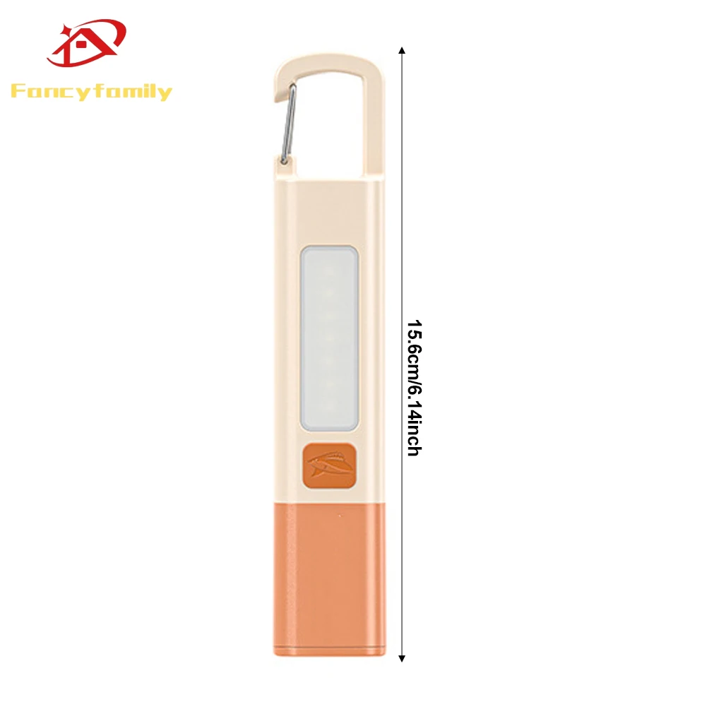 

Fancyfamily 1PC Portable Mini High Brightness Flashlight Adjustable Telescopic Zoom USB Charging