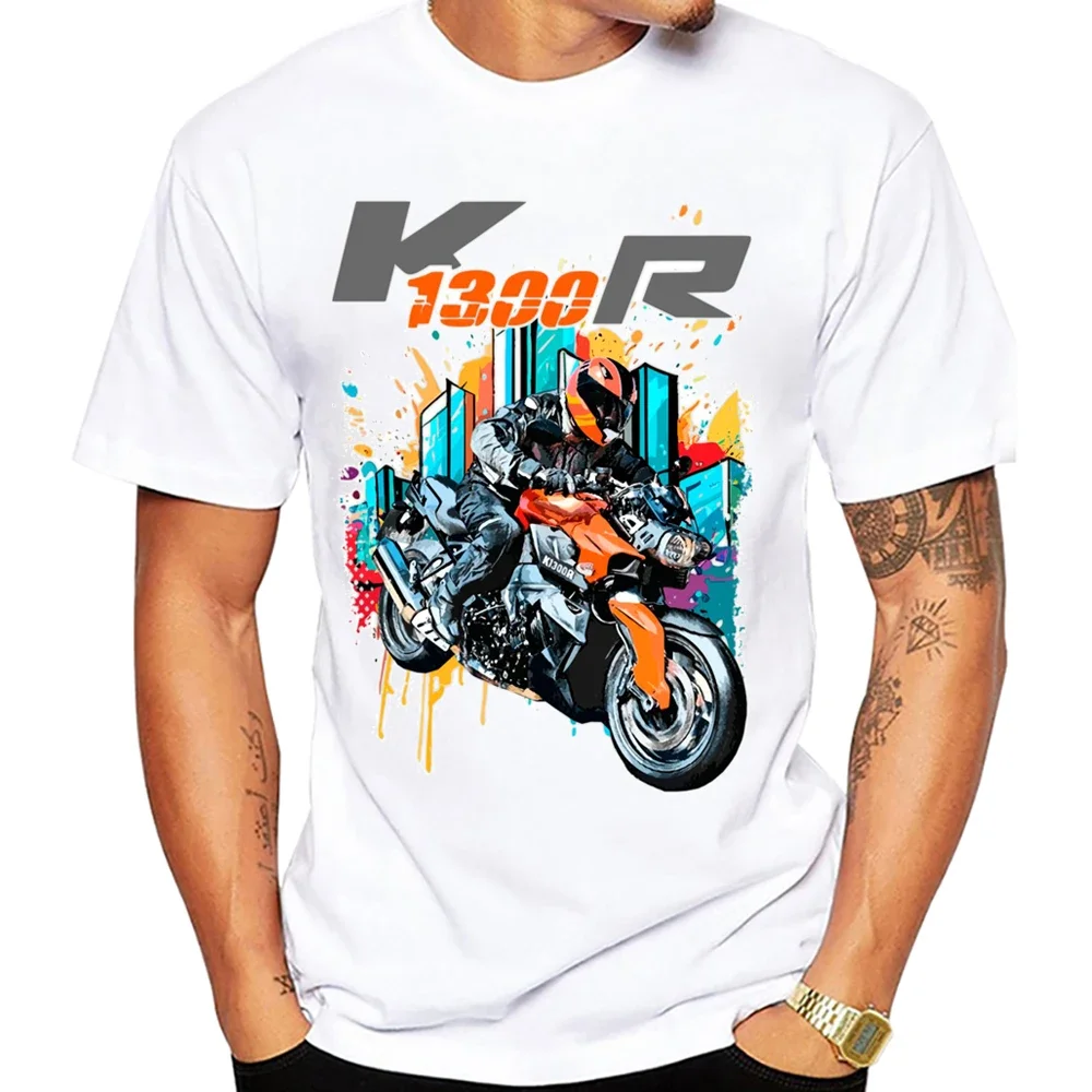 New K 1300R Comb R1200 GS Adventure Legend German Motorcycle Riding T Shirts For Men Clothing Short Sleeve Boy Large Size Tees