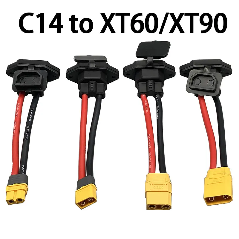

Battery Car Charging Wire Penc with DC Power Supply Female Base XT90 XT60 New Energy Cable 3pin AC Power Charging Plug