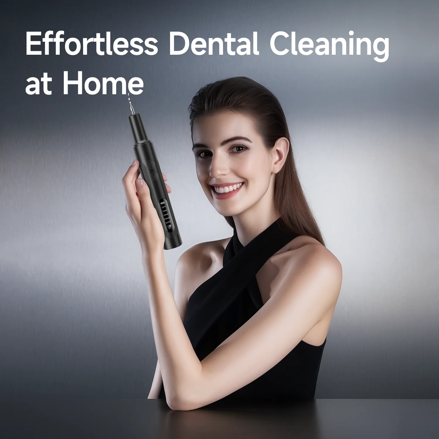 

CURVY MOON T8 ультразвуковой электрический зубной налет для удаления налета высокочастотный ирригатор звуковой стоматологический скалер для налета, зубного камня, очиститель полости рта