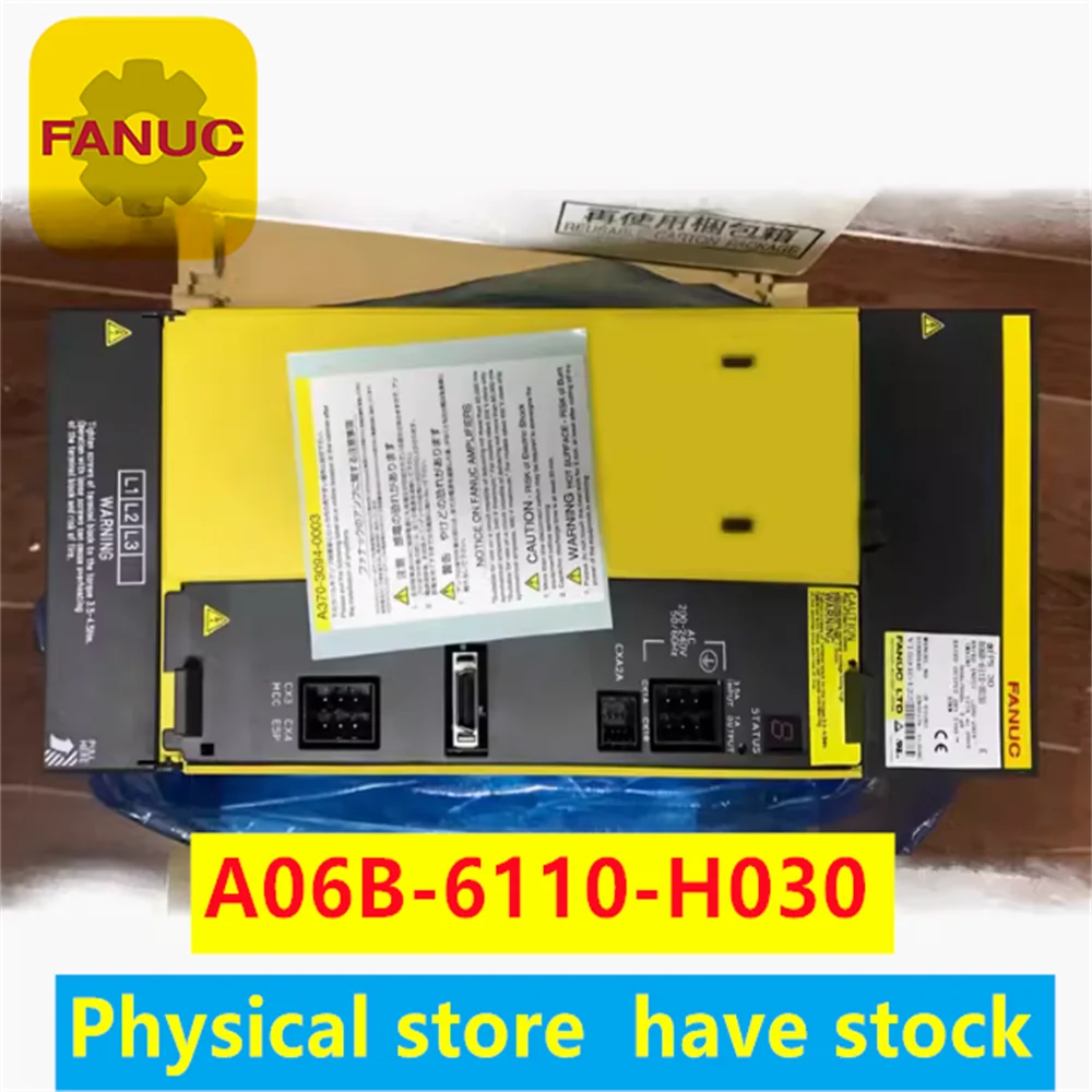 A06B-6110-H030 Original brand new Fanuc driver A06B-6110-H030 used/new in-stock inventory A06B-6110-H030