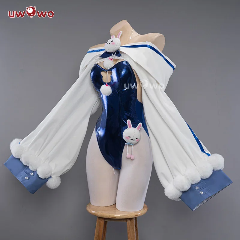 IN STOCK  Game AzuRr Lanee USS Laffey Bunny Cosplay Costume Dress Female Party Clothing Uniform Outfits