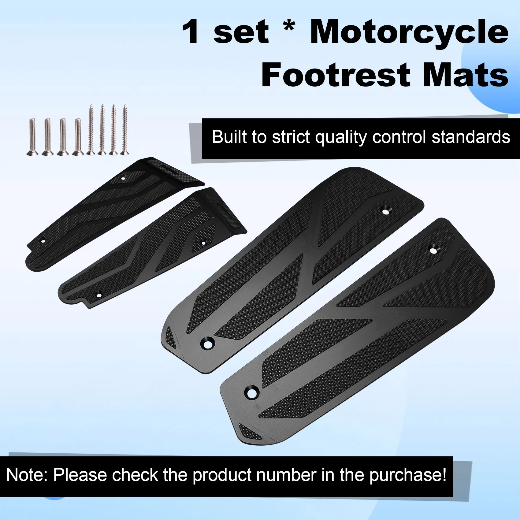 Leading-Motorcycle Modified Part Foot Mats Footrest Footboard Footpads Pedal Compatible For KYMCO Racing X 150 RKS150