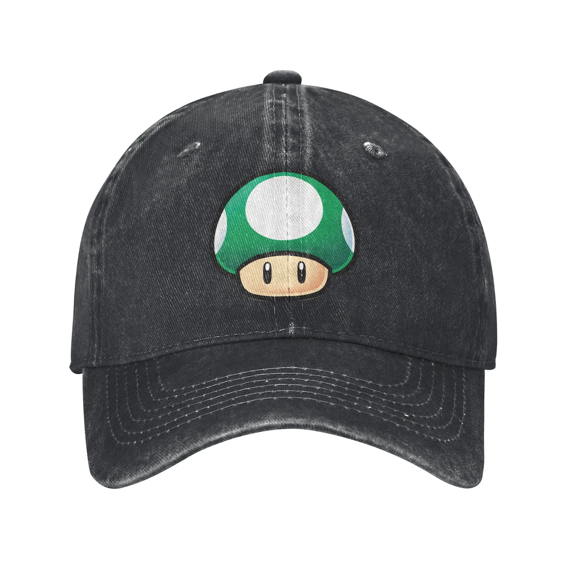 Vintage Vintage Game Character Cartoon Marios Baseball Caps Unisex Style Distressed Cotton Headwear Anime Outdoor Hats Cap