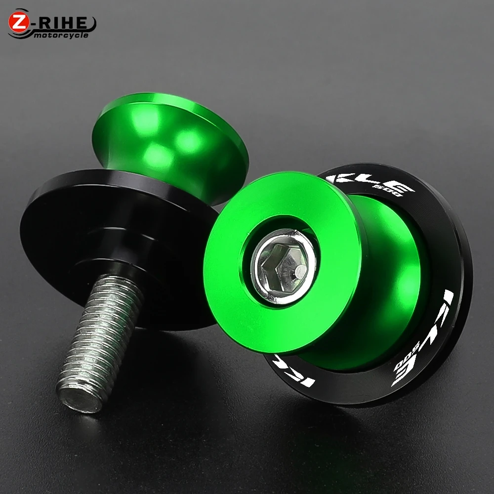 8MM Motorcycle FOR KAWASAKI KLE500 2026 KLE 500 SE 2026 KLE500se 2027 2028 Aluminium Swingarm Spools Sliders Stand Screw KLE 500