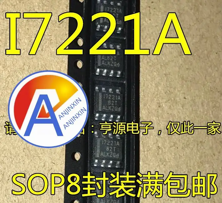 10pcs 100% orginal new  ISO7221 ISO7221ADR I7221A SOP8 interface IC isolator interface