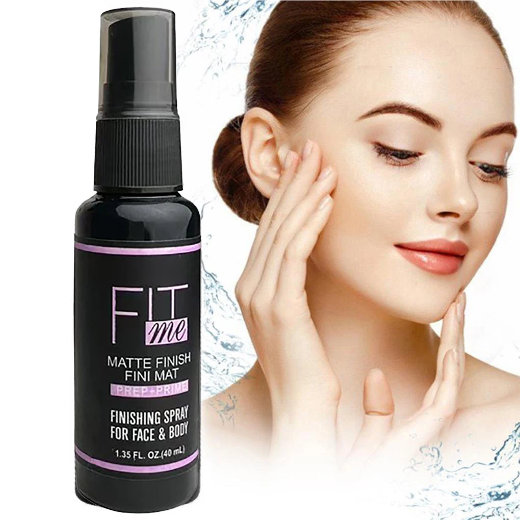 Finishing Spray Long Lasting Makeup Setting Spray Waterproof Easy to Clean Fast Drying Portable Oil Control Cosmetics