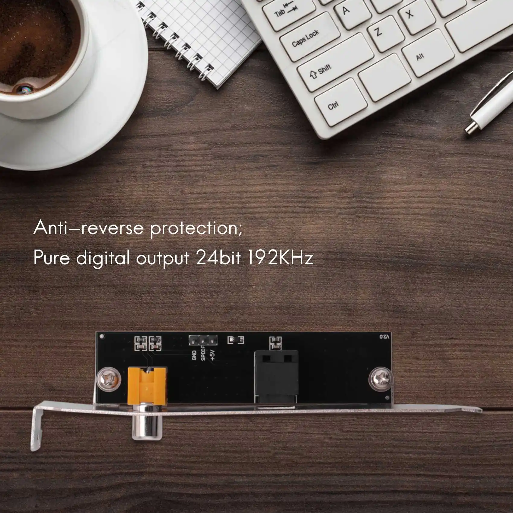 SPDIF ottico e RCA Out Plate staffa per cavo uscita Audio digitale per scheda madre ASUS Gigabyte MSI