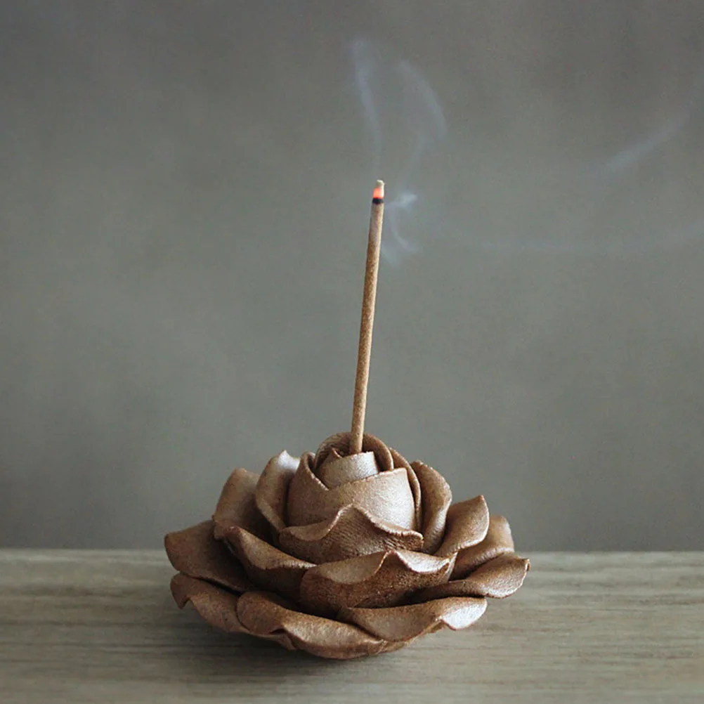 

1Pcs Chinese Rose Incense Stick Censer Creative Ceramic Burner Romantic Home Decor Sandalwood Holder -Stick Censer