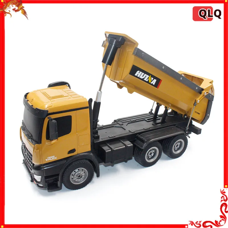 

Rc Car Huina Alloy Remote Control Dump Truck 1:14 Simulation Earth Moving Machine Engineering Vehicle Children'S Toy Model