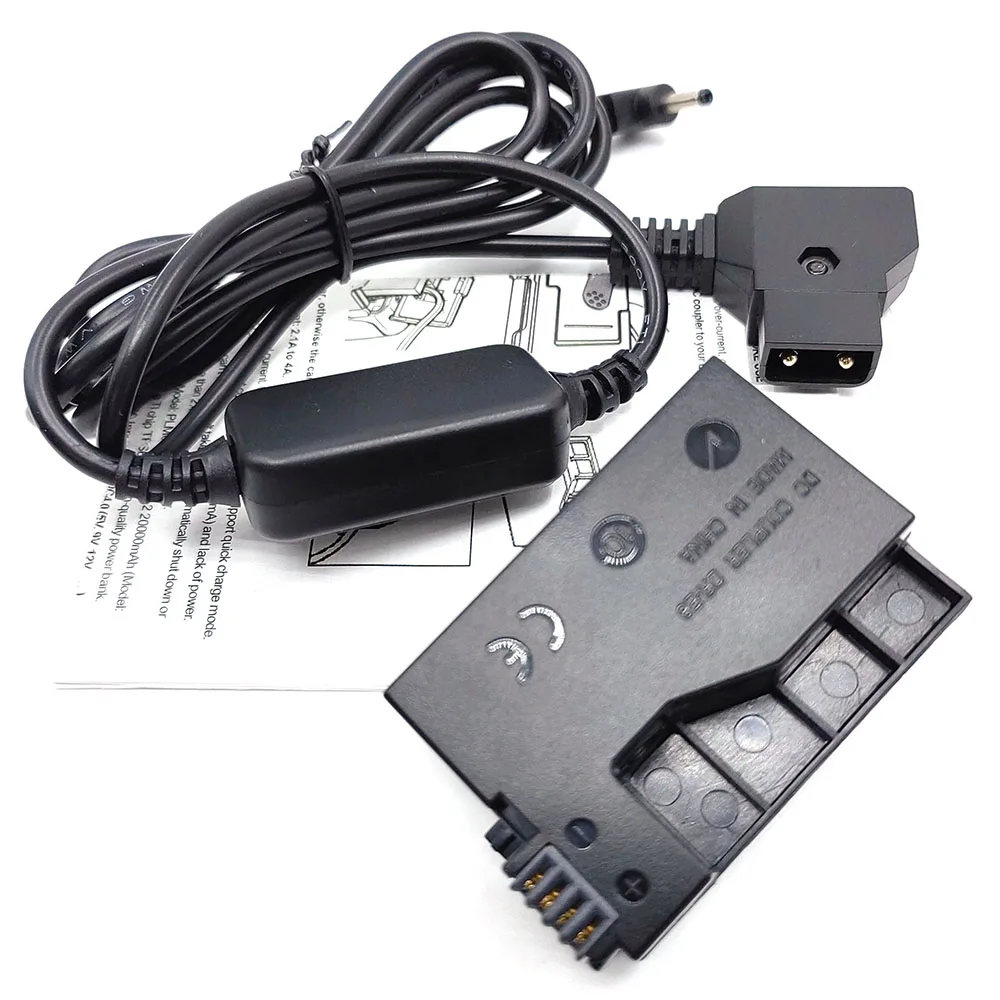 D-tap 12V-24V Step-Down Power Cable ACK-E8+DR-E8 LP-E8 Dummy Battery For Canon EOS 550D 600D 650D 700D T2i T3i T4i T5i X4 X5 X6