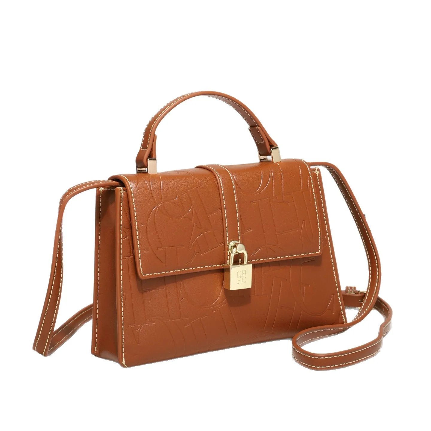 حقيبة يد نسائية متعددة الاستخدامات ذات علامة تجارية كارولينا هيريرا الفاخرة الخفيفة بتصميم كلاسيكي منقوش حقيبة كروس كلاسيكية #6