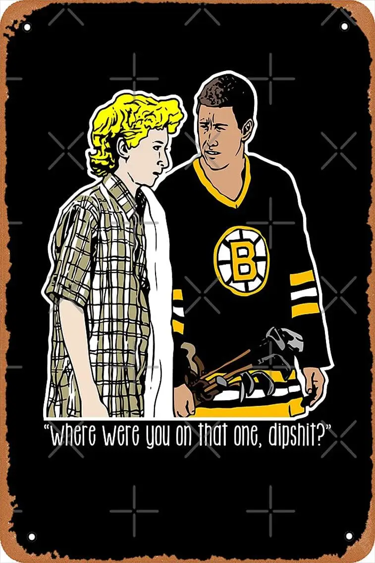 Metal Sign - Happy Gilmore - Where were You Tin Poster 12 X 8 Inches sign