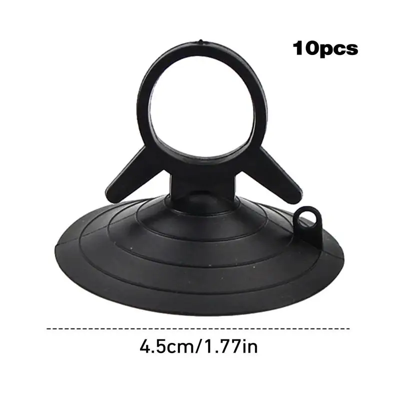 10PCS Car Suction Cup Hooks Car Windshield Sunshade Suction Cups Small PVC Sucker Car Window Suction Cup Car Accessories 4.5CM