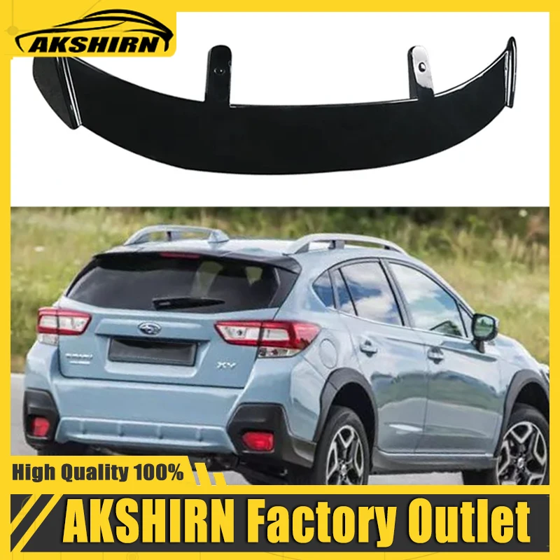 Roof Spoiler For Subaru XV 2013 - 2021 Year Type AE Carbon Surface Car Rear Trunk Wing ABS material Refit Accessories