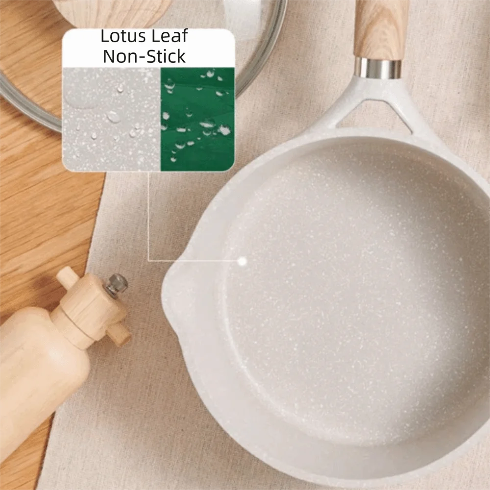 

Многофункциональная кастрюля из алюминиевого сплава с антипригарным покрытием, с прозрачной крышкой и носиком, для детского питания, универсальная кастрюля для лапши, для плиты