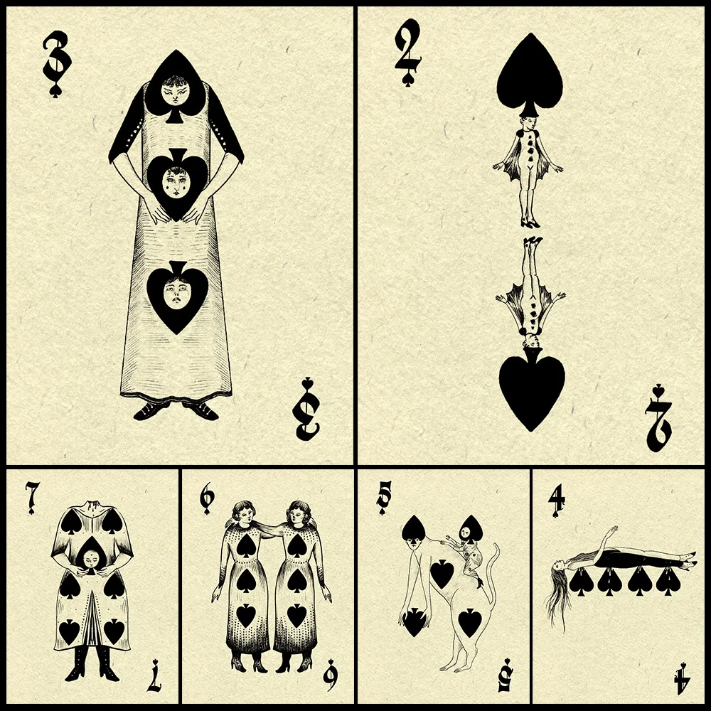 pintura-de-lona-vintage-para-decoracao-poster-sem-moldura-as-de-espadas-e-rei-de-espadas-jogo-de-cartas-poquer-arte-mural