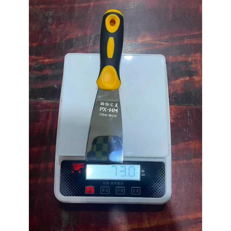 มีดโป๊วเกรดอุตสาหกรรม ใบมีดขัดเงาความแข็งแรงสูง พร้อมด้ามไม้/พลาสติก สำหรับทาสีและซ่อมแซมผนัง