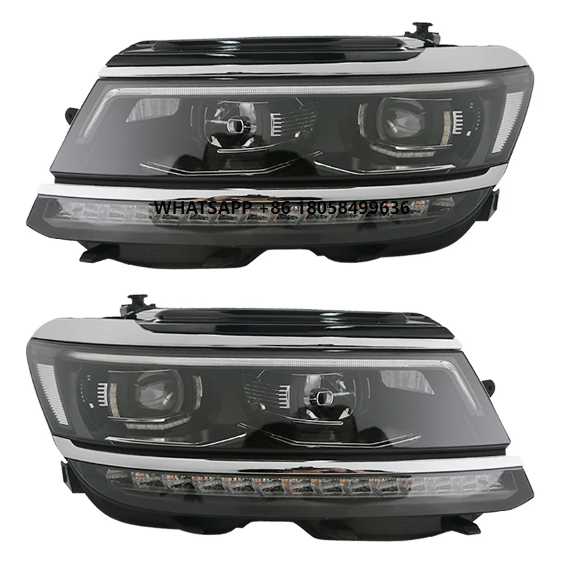 

For Volkswagn Tiguan L 2017-2021 Head Lamp Light Upgrade VW Tiguan Allspace LED Head Light DRL Headlight Assembly Front Lamp