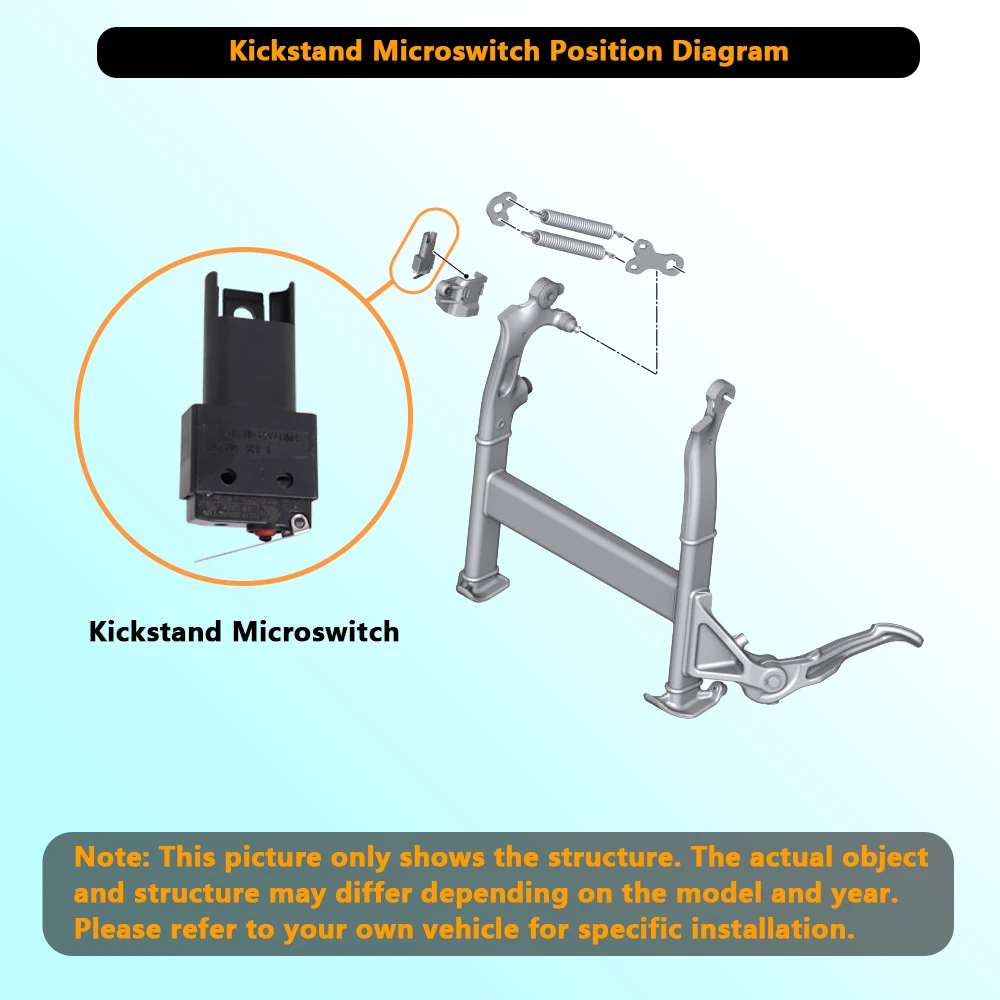 دراجة نارية مسنده التبديل مركز قوس جانب واحد التحكم مخلب Microswitch لسيارات BMW R1300GS R1250GS R1250RT R1200RS RnineT #5