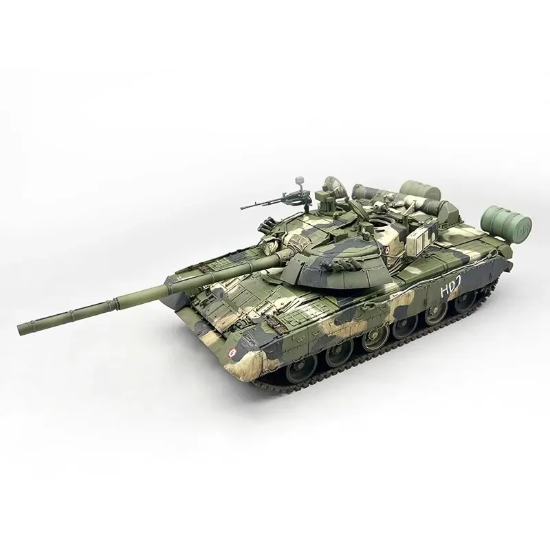 1/35 tanque de batalla principal T-80U AH montaje 35A060 kits de modelos coleccionables rusos decoración de habitación niños juguetes para el Día de San Valentín regalos