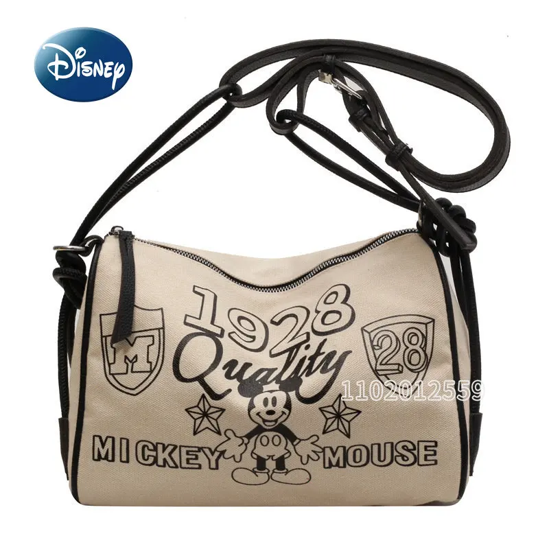 Disney Mickey New Women\'s Travel Bag High Capacity Women\'s One Shoulder Crossbody Bag Cartoon Fashion Tote Bag Luxury Brand