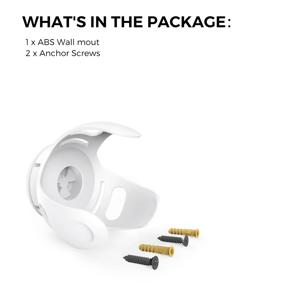 Dependable-Wall Mount Holder Stand For Echo Dot 4&5 Space Saving Bracket Assistants For Smart Speaker Accessory