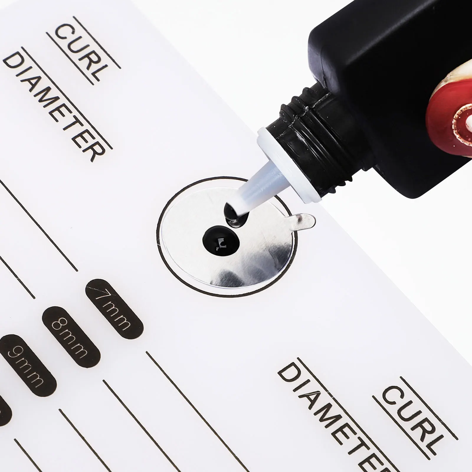 

1pc Eyelash Gasket Compact Design Smooth Surface Easy Clean For Eyelash Grafting Tool Lash Extension Plate Beauty Salon